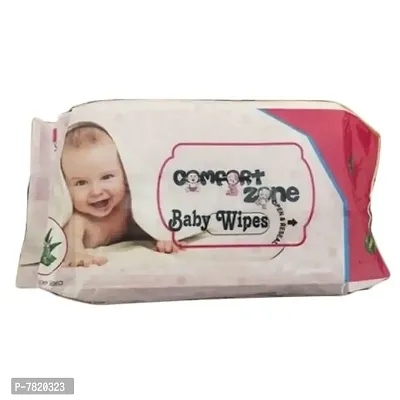 Baby Wipes, Pack of 1 (90 Wipes), with Moisture Lock Flip-Top, Aloe Vera  Vitamin E, pH-balanced, and No Parabens  Chlorine