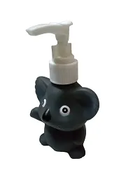 Bathroom Organizer with Locking System; Multipurpose  rat -shaped hand wash dispenser, soap pump, lotion, and shower gel bottle ( rat b Shaped)-thumb1