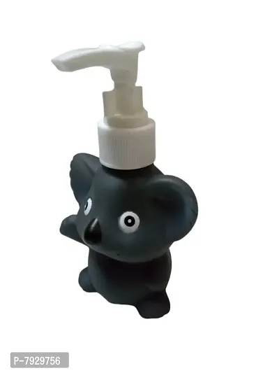 Bathroom Organizer with Locking System; Multipurpose  rat -shaped hand wash dispenser, soap pump, lotion, and shower gel bottle ( rat b Shaped)-thumb2