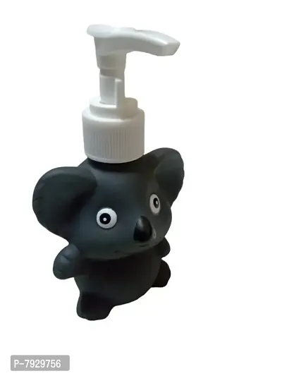 Bathroom Organizer with Locking System; Multipurpose  rat -shaped hand wash dispenser, soap pump, lotion, and shower gel bottle ( rat b Shaped)-thumb3