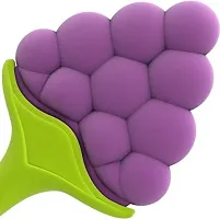 Baby Silicone Teether for Calming Gums ( purpl)e-thumb3