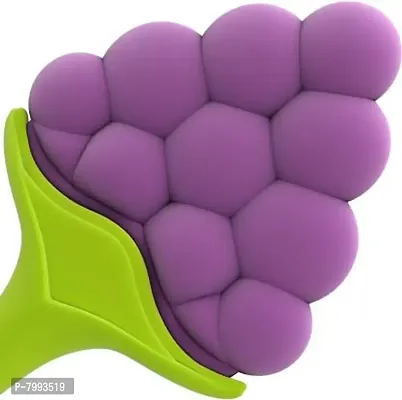 Baby Silicone Teether for Calming Gums ( purpl)e-thumb4