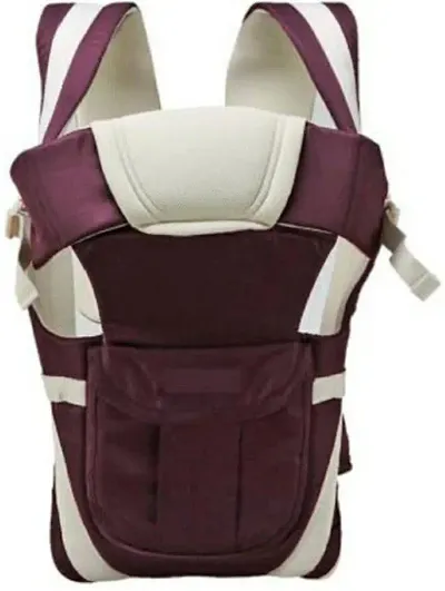 Baby Sling Carrier Bag, Child Safety Strip, Adjustable Hands Free, Baby Safety Belt, and Baby Back Carrier Bag ( maroon