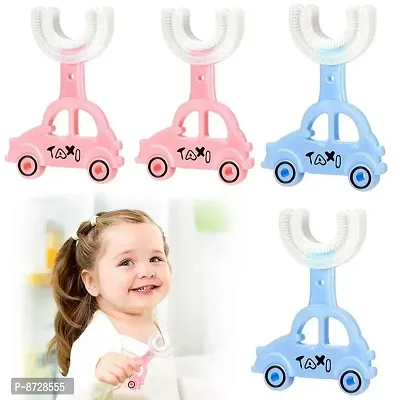 Extra-soft Kids Toothbrush in the Shape of a Car (2 Toothbrushes)-thumb3