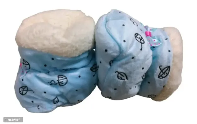 Booties Baby  that are pure comfort and umbrella   printed are soft and comfortable (0 to 12 m-thumb2