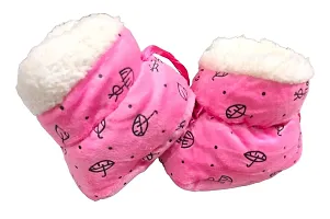 Booties Baby  that are pure comfort and umbrella   printed are soft and comfortable (0 to 12 m-thumb1