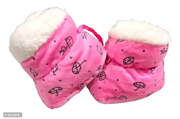 Booties Baby  that are pure comfort and umbrella   printed are soft and comfortable (0 to 12 m-thumb2