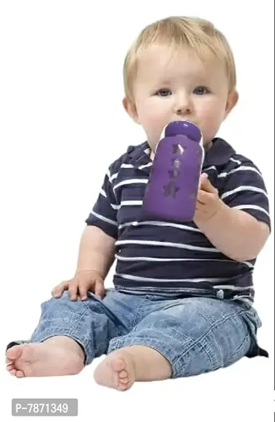 240 ml Glass Standard Baby Bottle with Silicone Cover-thumb4