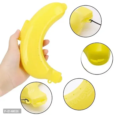 Fruit Case Banana Storage Case, Banana Cover Container Box Portable Banana Fruit Case for Kids and Adults Use in School, Picnics, Office Travel ( pack of 1 )-thumb2