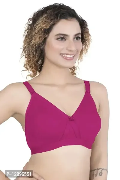 Buy LUNAIN Ritika Modal Cup Bra for Womens (d, Pink, 38B) Online