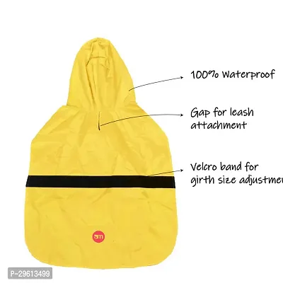 Stylish Solid Dog Raincoat SMALL-thumb3