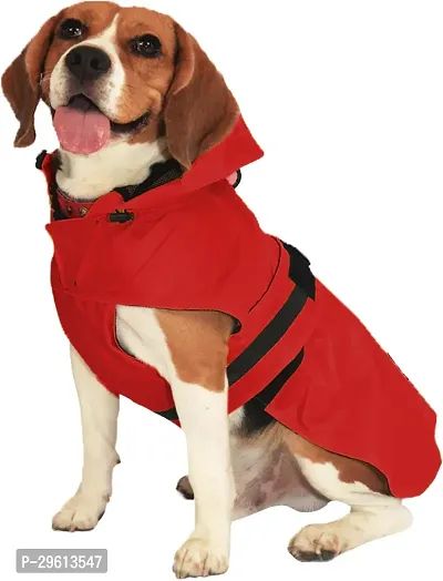 Stylish Solid Dog Raincoat  L SIZE