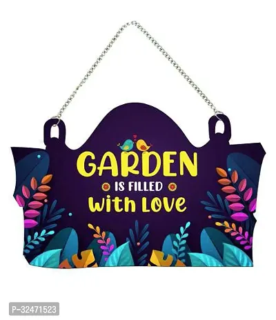 Designer Multicoloured Wood Wall Hanging