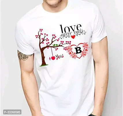 Reliable White Polyester Printed Round Neck Tshirt For Men-thumb0