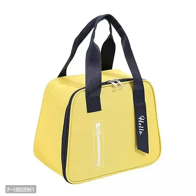 CABLE GALLERY multiuse Insulated Lunch Bags Small for Women Work, Student, Kids to School, Thermal Cooler Tote Bag, Picnic Organizer Storage Lunch Box Portable and Reusable