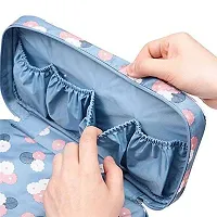 CABLE GALLERY Travel Underwear Panties Bra Pouch Organizer Waterproof Personal Garment Bag Case Undergarments and Inner Wear Storage Bag, Make-up Pouch for Women, Travel Organizer Bag (1 pcs) (1 PC)-thumb1