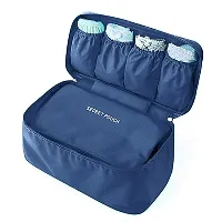 CABLE GALLERY Multifunctional Bra Underwear Organizer Bag Slide Portable Cosmetic Makeup Lingerie Toiletry Travel Bag with Handle (Colour May Vary).-thumb4