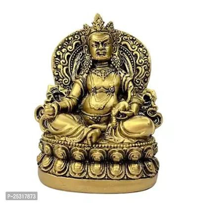 Bhagwan Kuber Ji Brass Idol And Figurine Antique Decorative-thumb0