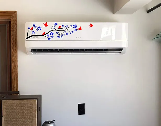 Advait Designs - Multi Color Decorative Air Conditioner Sticker - AC Sticker for Home Decorative PVC Vinyl Wall Sticker (26 cm X 91 cm ) AC145