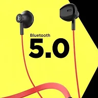 Flix by Beetel Thunder Lite 1100 Bluetooth Headset  (Red, In the Ear)-thumb1