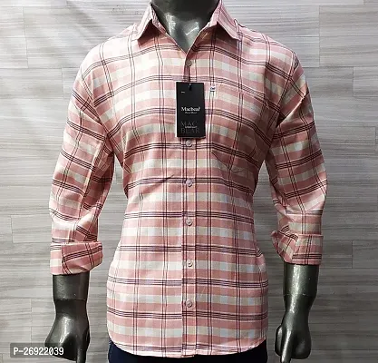 Reliable Multicoloured Cotton Blend Checked Long Sleeves Casual Shirt For Men-thumb0