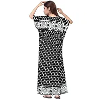 Stylish Embellished rich long Printed nightwear Combo Pack of 2-thumb4