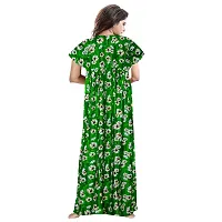 Stylish Embellished rich long Printed nightwear Combo Pack of 2-thumb2