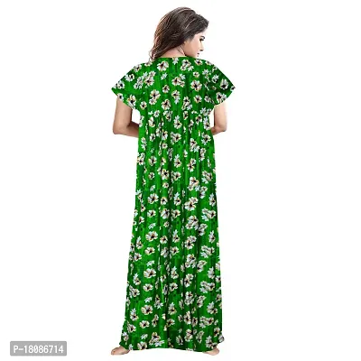 Stylish Embellished rich long Printed nightwear Combo Pack of 2-thumb3