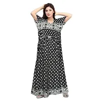 Stylish Embellished rich long Printed nightwear Combo Pack of 2-thumb3