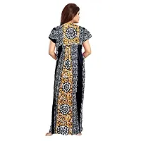 Stylish Embellished rich long Printed nightwear Combo Pack of 2-thumb4