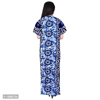 Stylish Embellished rich long Printed nightwear Combo Pack of 2-thumb3