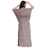 Stylish Embellished rich long Printed nightwear Combo Pack of 2-thumb2