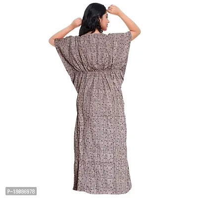 Stylish Embellished rich long Printed nightwear Combo Pack of 2-thumb3