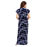 Stylish Embellished rich long Printed nightwear Combo Pack of 2-thumb4