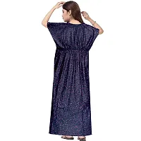 Stylish Embellished rich long Printed nightwear Combo Pack of 2-thumb2