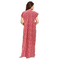 Stylish Embellished rich long Printed nightwear Combo Pack of 2-thumb4