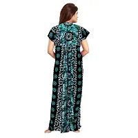 Stylish Embellished rich long Printed nightwear Combo Pack of 2-thumb2