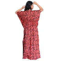 Stylish Embellished rich long Printed nightwear Combo Pack of 2-thumb2