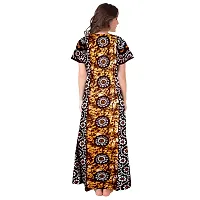 Stylish Embellished rich long Printed nightwear Combo Pack of 2-thumb4