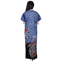 Stylish Embellished rich long Printed nightwear Combo Pack of 2-thumb4