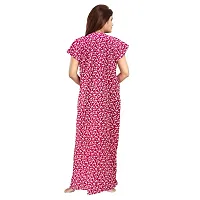 Stylish Embellished rich long Printed nightwear Combo Pack of 2-thumb4