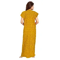 JVSP Stylish Cotton Printed Nighty for Women Sleepwear Half Sleeve Night Dress Maternity Wear Kaftan Maxi Full Lengh Nightdresses Combo of 2 Nighty-thumb3