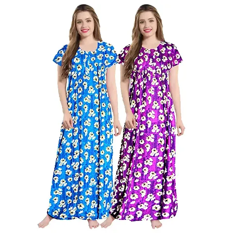 New In 100 cotton nighties & nightdresses Women's Nightwear 