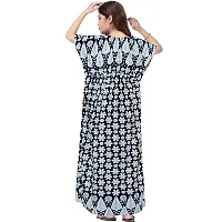 Stylish Embellished rich long Printed nightwear Combo Pack of 2-thumb2