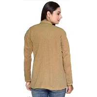 Mudrika Women's Woollen Warm Full Sleeves V-Neck for Winters Sweater - Free Size-thumb1