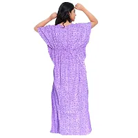 Stylish Embellished rich long Printed nightwear Combo Pack of 2-thumb2