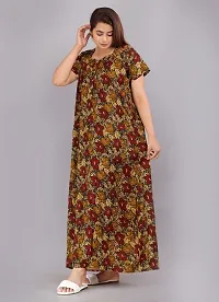 Trendy Cotton Printed Nighty For Women-thumb1