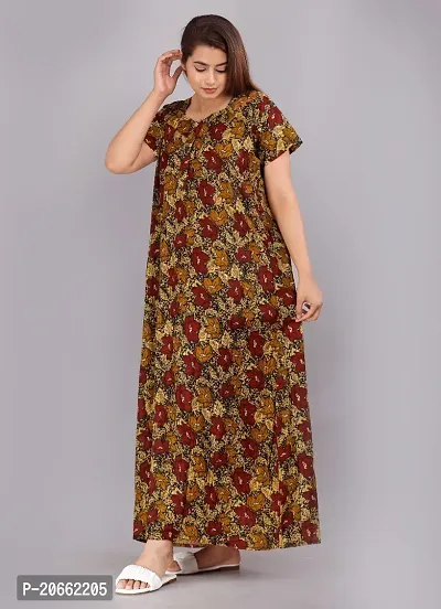 Trendy Cotton Printed Nighty For Women-thumb2