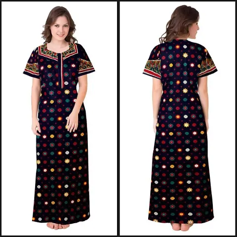 Womens Beautiful Pure Maxi Nighty