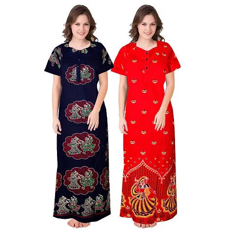 Stylish Nightdress For Women Pack Of 2